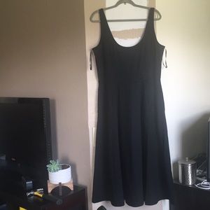 City Chic Long Line Scoop Neck Dress